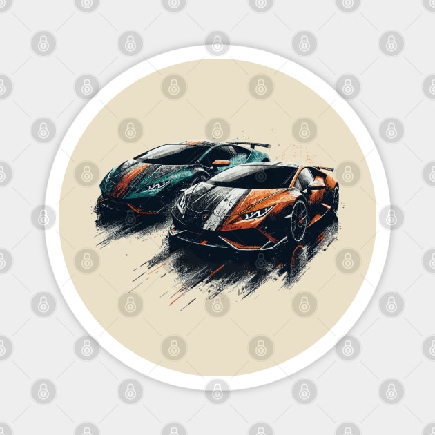 Lamborghini huracan Magnet by Vehicles-Art